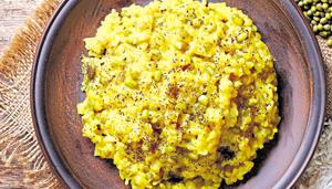 Khichdi made out of rice and moong dal.(Getty Images) Khichdi made out of rice and moong dal.(Getty Images)