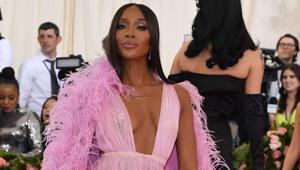 British model Naomi Campbell arrives for the 2019 Met Gala at the Metropolitan Museum of Art on May 6, 2019, in New York. (Photo by ANGELA WEISS / AFP)(AFP)