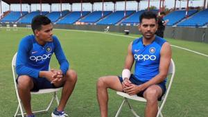 Deepak and Rahul Chahar could play for India in the first T20I.(Source: BCCI/Twitter) Deepak and Rahul Chahar could play for India in the first T20I.(Source: BCCI/Twitter)