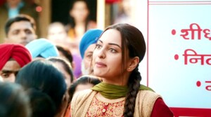 Sonakshi Sinha stars as Baby Bedi in Khandaani Shafakhana.