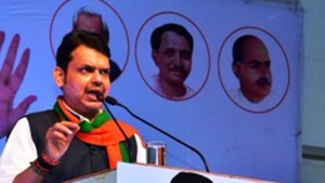 There have been indications that neither side might just yet push the envelope too hard on the chief minister’s post, not before the elections are completed and the results are out. (Photo @Dev_Fadnavis) There have been indications that neither side might just yet push the envelope too hard on the chief minister’s post, not before the elections are completed and the results are out. (Photo @Dev_Fadnavis)