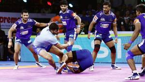 Haryana Steelers lost to Tamil Thalaivas.(Pro Kabaddi League) Haryana Steelers lost to Tamil Thalaivas.(Pro Kabaddi League)