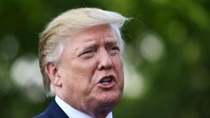 US President Donald Trump condemned the shooting which took the lives of 20 in a Walmart store in El Paso, Texas.(AFP) US President Donald Trump condemned the shooting which took the lives of 20 in a Walmart store in El Paso, Texas.(AFP)