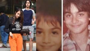 Malaika Arora shared a collage of son Arhaan and ex-husband Arbaaz Khan’s childhood pictures.(Instagram) Malaika Arora shared a collage of son Arhaan and ex-husband Arbaaz Khan’s childhood pictures.(Instagram)