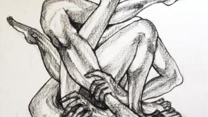 Human bodies and expressions are the focal point of an ongoing group art exhibition at the Triveni Kala Sangam here.(Triveni Kala Sangam website) Human bodies and expressions are the focal point of an ongoing group art exhibition at the Triveni Kala Sangam here.(Triveni Kala Sangam website)