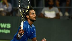 File photo of Sumit Nagal.(Hindustan Times via Getty Images) File photo of Sumit Nagal.(Hindustan Times via Getty Images)