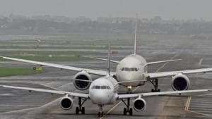Major airports of the country have been asked to carry runway friction test at least once in a week and most of them have been asked to do the test once in two weeks.(Satyabrata Tripathy/HT Photo) Major airports of the country have been asked to carry runway friction test at least once in a week and most of them have been asked to do the test once in two weeks.(Satyabrata Tripathy/HT Photo)