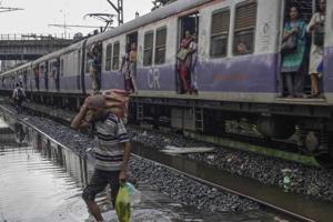Train services were disrupted on the Mumbai-Goa and Mumbai-Pune routes.(Bloomberg Photo) Train services were disrupted on the Mumbai-Goa and Mumbai-Pune routes.(Bloomberg Photo)