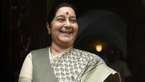 Sushma Swaraj(Sushil Kumar/HTFILE PHOTO) Sushma Swaraj(Sushil Kumar/HTFILE PHOTO)