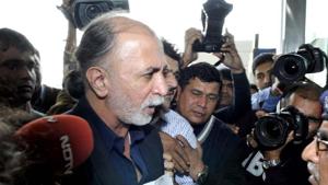 Tarun Tejpal is currently on bail and has approached the top court against the Goa high court’s refusal to discharge him.(HT File Photo) Tarun Tejpal is currently on bail and has approached the top court against the Goa high court’s refusal to discharge him.(HT File Photo)
