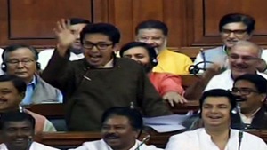 Participating in the debate on a motion to abrogate special status to J-K and split the state into two Union Territories, Namgyal said the people of Ladakh had been fighting for UT status for the last seven decades. (ANI photo) Participating in the debate on a motion to abrogate special status to J-K and split the state into two Union Territories, Namgyal said the people of Ladakh had been fighting for UT status for the last seven decades. (ANI photo)