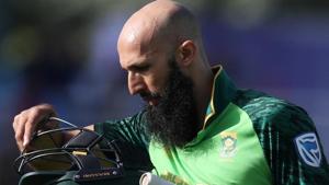 A file photo of Hashim Amla during the ICC World Cup 2019.(Action Images via Reuters) A file photo of Hashim Amla during the ICC World Cup 2019.(Action Images via Reuters)