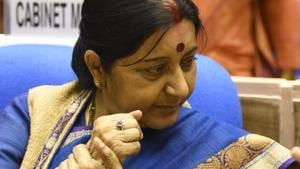 Former external affairs minister Sushma Swaraj, who passed away on Tuesday night at the age of 67, had a special Madhya Pradesh connect that lasted over 11 years and ended only with death.(Sonu Mehta/Hindustan Times) Former external affairs minister Sushma Swaraj, who passed away on Tuesday night at the age of 67, had a special Madhya Pradesh connect that lasted over 11 years and ended only with death.(Sonu Mehta/Hindustan Times)