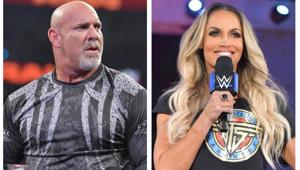 Goldberg and Trish Stratus return.(WWE) Goldberg and Trish Stratus return.(WWE)