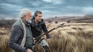 What stood out the most about Modi throughout the journey, Grylls said, was the global leader’s humility, as even through incessant rains, there was a “big smile” on his face.(Discovery channel image) What stood out the most about Modi throughout the journey, Grylls said, was the global leader’s humility, as even through incessant rains, there was a “big smile” on his face.(Discovery channel image)