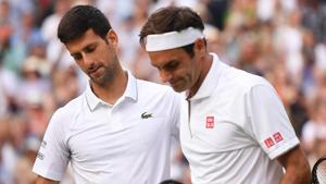 File image of Novak Djokovic and Roger Federer.(Getty Images) File image of Novak Djokovic and Roger Federer.(Getty Images)