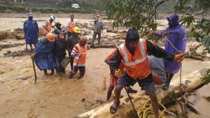In worst-hit Wayanad more than 50,000 people are in relief camps.(AP PHOTO.) In worst-hit Wayanad more than 50,000 people are in relief camps.(AP PHOTO.)