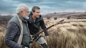 Prime Minister Narendra Modi features on Man vs Wild. (Photo Courtesy: Discovery channel) Prime Minister Narendra Modi features on Man vs Wild. (Photo Courtesy: Discovery channel)
