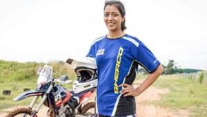 Aishwarya Pissay won the FIM World Cup in the women’s category.(Twitter) Aishwarya Pissay won the FIM World Cup in the women’s category.(Twitter)