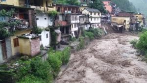 The State Disaster Response Force (SDRF) team received information about the incident at around 8am after which it launched a search and rescue operation.(HT Photo) The State Disaster Response Force (SDRF) team received information about the incident at around 8am after which it launched a search and rescue operation.(HT Photo)