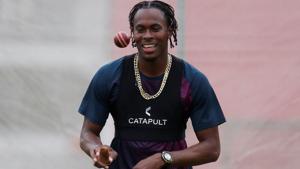 England's Jofra Archer during nets.(Action Images via Reuters) England's Jofra Archer during nets.(Action Images via Reuters)