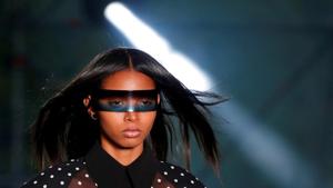 A model presents a creation by designer Olivier Rousteing as part of his Spring/Summer 2020 collection show for fashion house Balmain during Men's Fashion Week in Paris.(REUTERS) A model presents a creation by designer Olivier Rousteing as part of his Spring/Summer 2020 collection show for fashion house Balmain during Men's Fashion Week in Paris.(REUTERS)