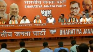 After the switch over of the two MLAs to the SKM, its total number of legislators has gone up to 18.(Photo : @BJP4India/ Twitter) After the switch over of the two MLAs to the SKM, its total number of legislators has gone up to 18.(Photo : @BJP4India/ Twitter)