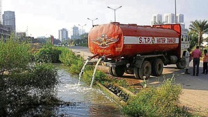 Currently, the GMDA is treating 388 MLD of sewage at its plants located at Dhanvapur (218MLD) and Sector 72 in Behrampur (170MLD).(HT file photo) Currently, the GMDA is treating 388 MLD of sewage at its plants located at Dhanvapur (218MLD) and Sector 72 in Behrampur (170MLD).(HT file photo)