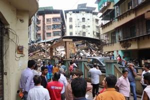 This is the second such incident to take place in Ulhasnagar camp 3 area in this week.(HT Photo) This is the second such incident to take place in Ulhasnagar camp 3 area in this week.(HT Photo)