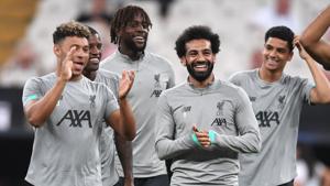 File image of players of Liverpool FC in action during a training session.(AFP) File image of players of Liverpool FC in action during a training session.(AFP)