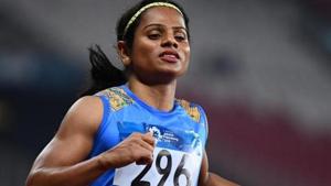 A file photo of Dutee Chand.(AFP)