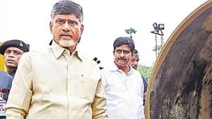 The YSRCP government in Andhra Pradesh had downgraded former Chief Minister N Chandrababu Naidu’s security in June.(HT PHOTO) The YSRCP government in Andhra Pradesh had downgraded former Chief Minister N Chandrababu Naidu’s security in June.(HT PHOTO)