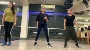Alia Bhatt in a BTS video for the Prada song. Alia Bhatt in a BTS video for the Prada song.