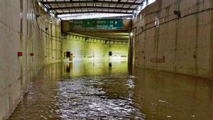 The Rajiv Chowk underpass near Medanta Hospital in Gurugram.(HT Photo) The Rajiv Chowk underpass near Medanta Hospital in Gurugram.(HT Photo)