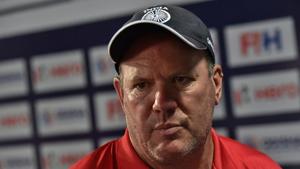 File photo of India hockey coach Graham Reid.(Hindustan Times via Getty Images) File photo of India hockey coach Graham Reid.(Hindustan Times via Getty Images)