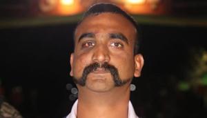 Wing Commander Abhinandan Varthaman was awarded the third-highest wartime gallantry award for shooting down a Pakistani F-16 combat jet on February 27(ANI Photo) Wing Commander Abhinandan Varthaman was awarded the third-highest wartime gallantry award for shooting down a Pakistani F-16 combat jet on February 27(ANI Photo)