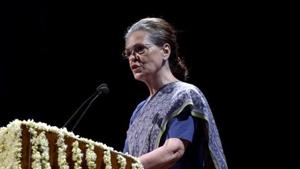 Sonia Gandhi took over as the interim Congress president on Saturday.(PTI) Sonia Gandhi took over as the interim Congress president on Saturday.(PTI)