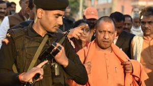 UP chief minister Yogi Adityanath’s security is getting a leg-up due to intel inputs of a possible threat to him(HT PHOTO) UP chief minister Yogi Adityanath’s security is getting a leg-up due to intel inputs of a possible threat to him(HT PHOTO)