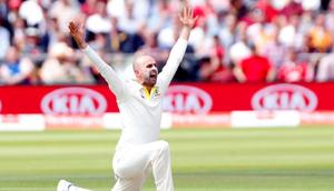 Australia's Nathan Lyon appeals for the wicket of England's Joe Denly.(Action Images via Reuters) Australia's Nathan Lyon appeals for the wicket of England's Joe Denly.(Action Images via Reuters)
