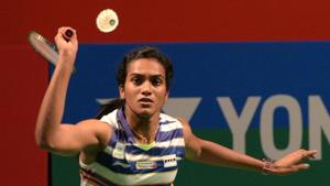 PV Sindhu in action at India Open 2019.(Mohd Zakir/HT PHOTO) PV Sindhu in action at India Open 2019.(Mohd Zakir/HT PHOTO)