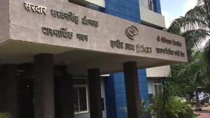 Indore Eye Hospital Building.(Twitter/@ANI) Indore Eye Hospital Building.(Twitter/@ANI)