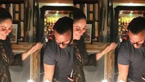 Saif ALi Khan celebrates his birthday with wife Kareena Kapoor and son Taimur in London. Saif ALi Khan celebrates his birthday with wife Kareena Kapoor and son Taimur in London.