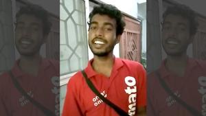 Till now, the video of the Zomato delivery man gathered about 31,800 views - and counting.(Facebook/Anirban Chakraborty) Till now, the video of the Zomato delivery man gathered about 31,800 views - and counting.(Facebook/Anirban Chakraborty)