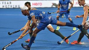 File image of Mandeep Singh in action.(Hindustan Times via Getty Images) File image of Mandeep Singh in action.(Hindustan Times via Getty Images)