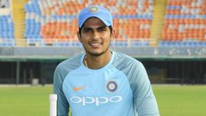Shubman Gill at PCA Stadium in Mohali.(Hindustan Times) Shubman Gill at PCA Stadium in Mohali.(Hindustan Times)