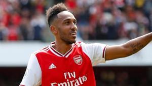 Arsenal's Pierre-Emerick Aubameyang celebrates scoring their second goal(REUTERS) Arsenal's Pierre-Emerick Aubameyang celebrates scoring their second goal(REUTERS)