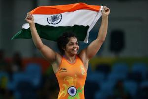 File image of Sakshi Malik.(Getty Images) File image of Sakshi Malik.(Getty Images)