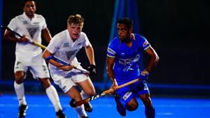 India lost to New Zealand in the Olympic Test Event.(Twitter) India lost to New Zealand in the Olympic Test Event.(Twitter)