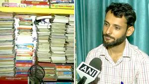 The people who come to Kumar for books appreciate his move.(Twitter/@ANI) The people who come to Kumar for books appreciate his move.(Twitter/@ANI)