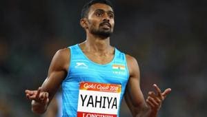 A file photo of Indian athlete Muhammed Anas.(Getty Images) A file photo of Indian athlete Muhammed Anas.(Getty Images)